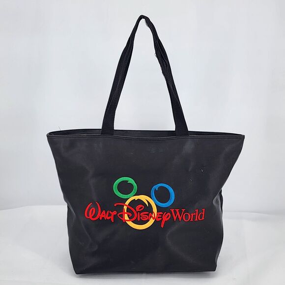 Walt Disney World Vintage Parks Large Nylon Tote Bag - Picture 1 of 14